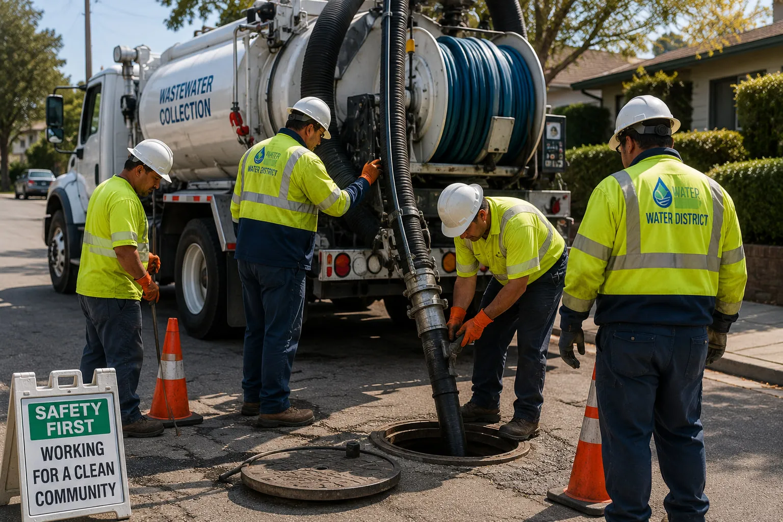 Wastewater crew